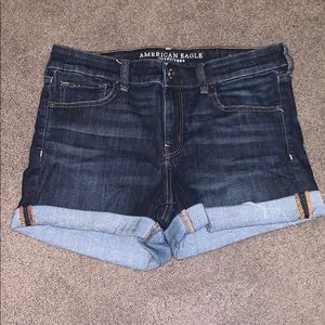 American Eagle Dark Wash Shorts
